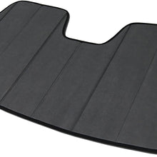 Tuningpros SS-278-2 Custom Fit Car Windshield Sun Shade Protector, Sunshade Visor Silver & Grey 1-pc Set Compatible With 2014-2020 Nissan Rogue