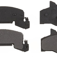ACDelco 17D214M Professional Semi-Metallic Front Disc Brake Pad Set