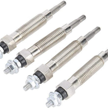 KIMISS Car Spark Plugs, Steel 4Pcs/Set Diesel Heater Glow Plugs Fit For L200 L300 0250202092