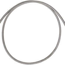48 Inch Stainless Steel Brake Line w/ 90 Degree AN3 End
