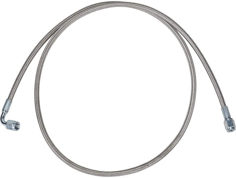 48 Inch Stainless Steel Brake Line w/ 90 Degree AN4 End