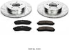 Power Stop K1931 Front Brake Kit with Drilled/Slotted Brake Rotors and Z23 Evolution Ceramic Brake Pads