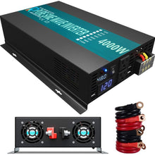 WZRELB Pure Sine Wave 4000W (8000W Surge) 48VDC 120VAC Power Inverter - Solar, RV (RBP400048)