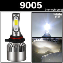 Car Headlight H13 9008 Hi/Lo LED COB CSP 12V 24V 60W 2PSC Car Headlight Bulb Cool White 6500K For Bright 7200LM-1Year Warranty (H13)