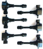 Motorhot Pack Of 6 Ignition Coil Black fit for 02-04 Infiniti 02-12 Nissan Compatible with UF349 C1406