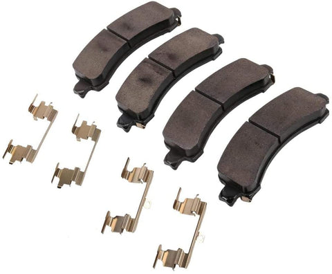 GM Genuine Parts 171-1233 Rear Disc Brake Pad Set with Clips