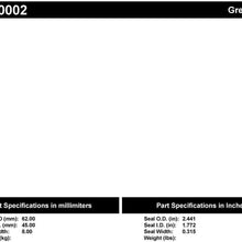 Centric 417.90002 Premium Oil Seal