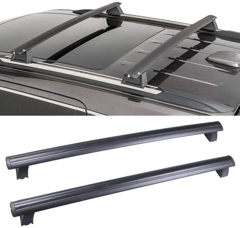 OCPTY Roof Rack Cargobar Carrier For Jeep Grand Cherokee 2011-2019 (Not for SRT/Altitude models) Rooftop Luggage Crossbars - Not fit SRT and ALTITUDE Models