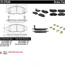 Centric FRONT and REAR Metallic Brake Pads Plus Shoes Fits Insight, Civic DX LX