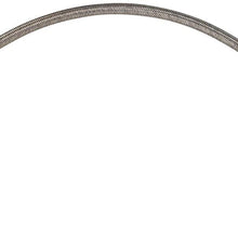 Braided Stainless AN 18 Inch Brake Line, Straight AN3
