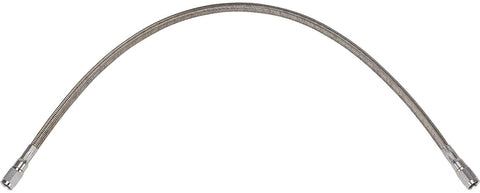 Braided Stainless AN 18 Inch Brake Line, Straight AN3