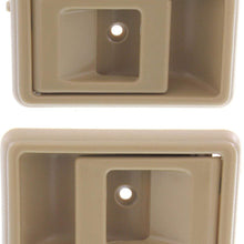 Interior Door Handles compatible with Set of 2 Plastic Beige