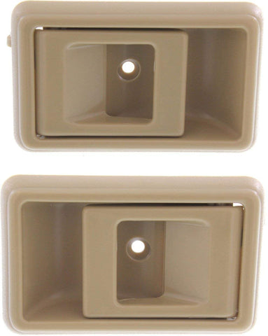 Interior Door Handles compatible with Set of 2 Plastic Beige