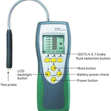 fineshelf Car Brake Fluid Tester Digital Brake Fluid Inspection - Check Car Brake with LED Indicator Display DY23B for Various Models
