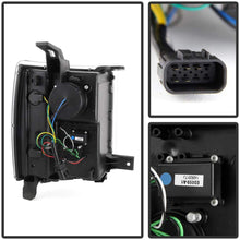 ACANII - For 2014-2015 Chevy Silverado 1500 LED Light Tube DRL Black Housing Projector Headlights Headlamps Assembly