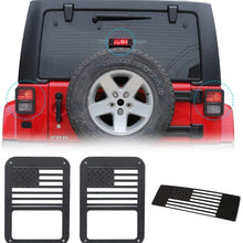 RT-TCZ Tail Light Guards Covers Brake Light Cover for Rear Taillights 2007-2017 Jeep Wrangler JK Unlimited Accessories (US Flag-1)