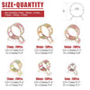 Hilitchi 72 pcs Spring Band Type Action Fuel/Silicone Vacuum Hose Pipe Clamp Low Pressure Air Clip Clamp (10 x 7mm 10mm 11mm 14mm 16mm 17mm)