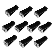 10 Pieces Square Head Car Air Vent Clip Car Vent Clip Auto Air Conditioner Car Outlet Clips, Black Clip