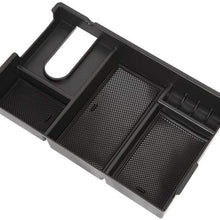 Salusy Center Console Organizer Tray Armrest Storage Box Car-Styling Accessories Parts Compatible with Toyota Tundra 2014-2019