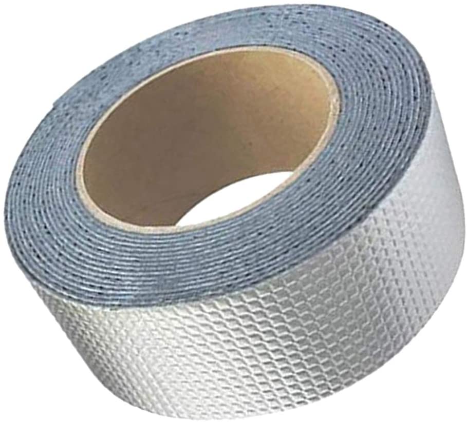 F Fityle Self Adhesive Rubber Aluminum Foil Butyl Tape Marine Pipe Rupture Duct Tools