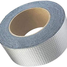 F Fityle Self Adhesive Rubber Aluminum Foil Butyl Tape Marine Pipe Rupture Duct Tools