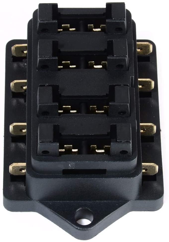 4 Way Fuse Box DC 12V 24V 40A Circuit Car Trailer Auto Blade Fuse Box Block Holder Fuse Holder For Car Auto Accessories