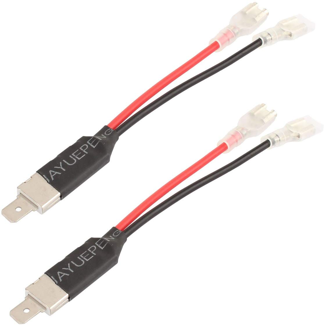 TOMALL H1 LED Headlight Replacement Male Plug Single Diode Converter Wiring Connecting Lines Cables