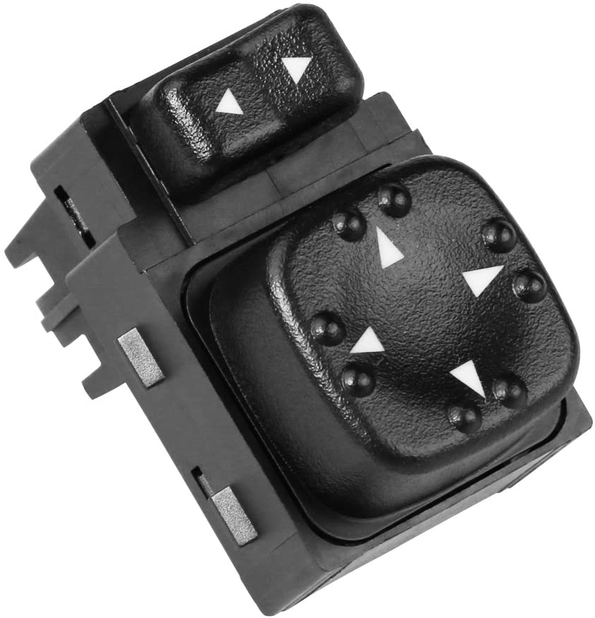 Power Mirror Switch - Replaces 901124, 15045085, 19259975 - Fits 2000-2002 Chevy Silverado 1500, 2500, 3500, Suburban 1500, 2500, Tahoe, GMC Sierra 1500, 2500, Yukon, XL 1500, XL 2500 - Side Mirrors