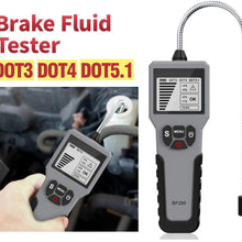 HZGrille Car Brake Fluid Tester/Automotive Liquid Testing Tool for DOT3 / DOT4 / DOT5.1, LCD/Led Display/Audible and Bright Alarm Prompt,for Quick Detection