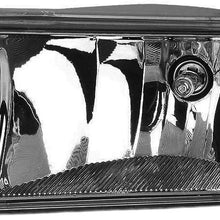 Epic Lighting OE Fitment Replacement Fog Light Assembly for 2007-2014 Chevrolet Silverado [GM2592160 25883245] Left Driver Side LH