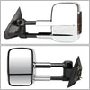 DNA Motoring TWM-002-T999-CH-SM+DM-SY-022 Pair of Towing Side Mirrors + Blind Spot Mirrors