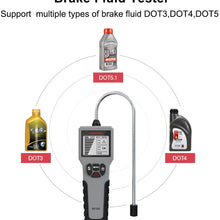Brake Fluid Tester Automotive Brake Fluid Detector Intelligent Car Brake Fluid Tester, Brake Fluid Diagnostic Testing Tool with LCD Screen for Vehicle DOT3 DOT4 DOT5.1