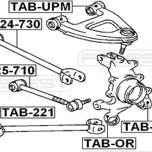 FEBEST TAB-UPM Rear Upper Arm Bushing