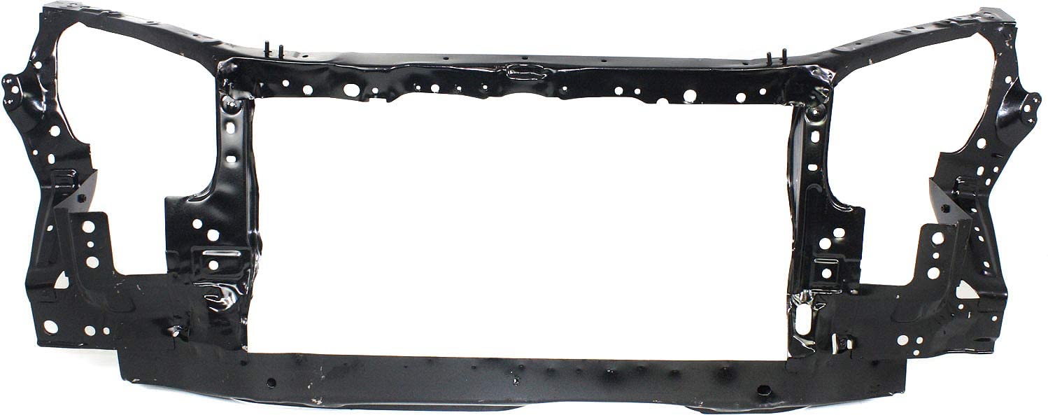 Radiator Support Assembly Compatible with 2001-2003 Mazda Protege Black Steel