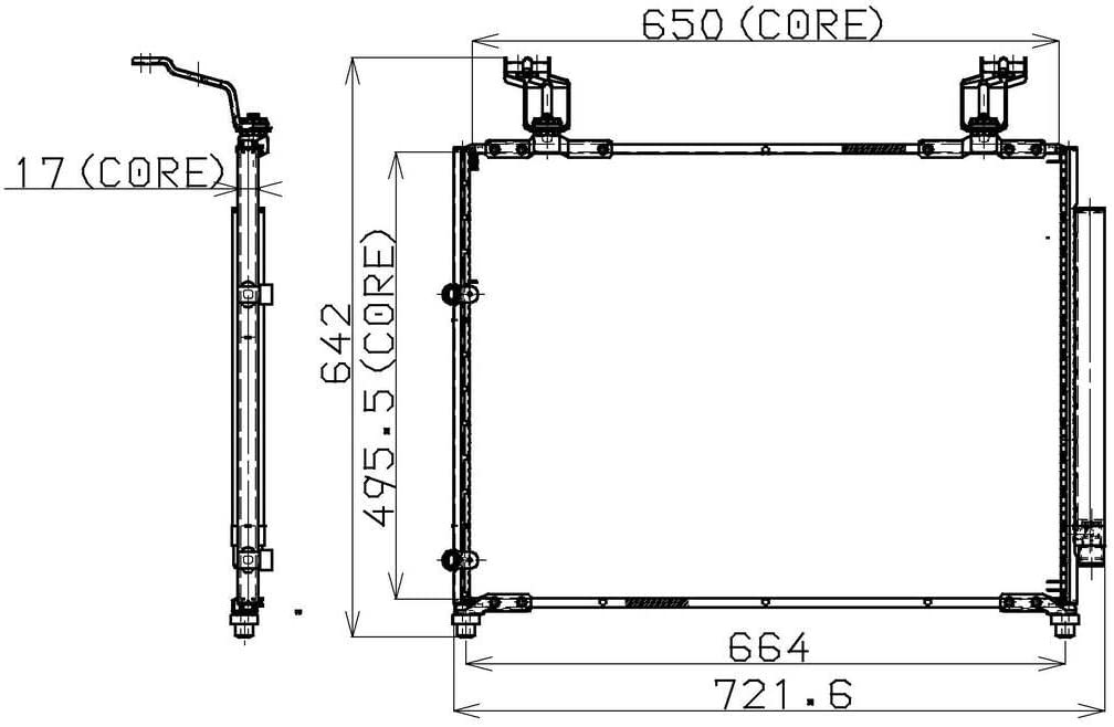 Denso 477-0520 Condenser