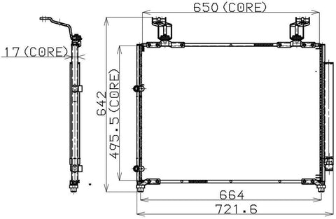 Denso 477-0520 Condenser