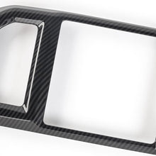 Voodonala Carbon Fiber Grain Rear Air Condition Outlet Vent Trim for Ford F150 2016 2017