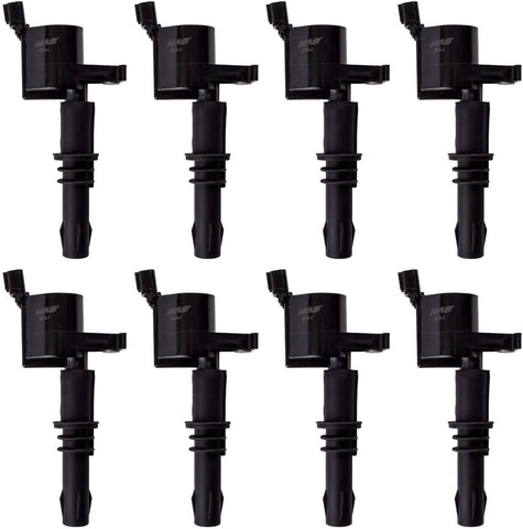 MAS Ignition Coils Compatible with Ford Lincoln Mercury V8 V10 4.6L 5.4L 6.8L Replacement for DG511 C1541 FD508 Pack of 8