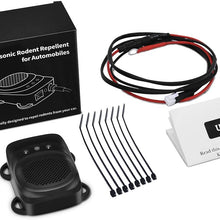 Loraffe Under Hood Animal Repeller Ultrasonic Rodent Repellent LED Rodent Strobe Light Ultrasound Device Vehicle Protection for Automotive, Lights to Keep Away Rats from Your Car Engine Garage