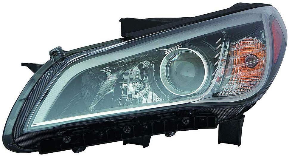 Fits Hyundai Sonata 15-17 Headlight Assembly Except SE/ECO Model Halogen Driver Side (CAPA Certified)