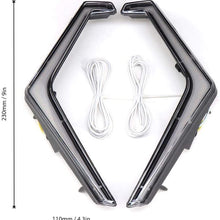 RZR Turn Signal light, KEMIMOTO IP67 Front Signature/"Fang" Light Assembly Compatible with 2019 Polaris RZR XP 1000 Turbo