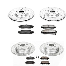 Power Stop K5369 Front and Rear Z23 Evolution Brake Kit with Drilled/Slotted Rotors and Ceramic Brake Pads