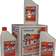 Lucas Oil 051-551 Synthetic Motor Oil, Case of 6, White