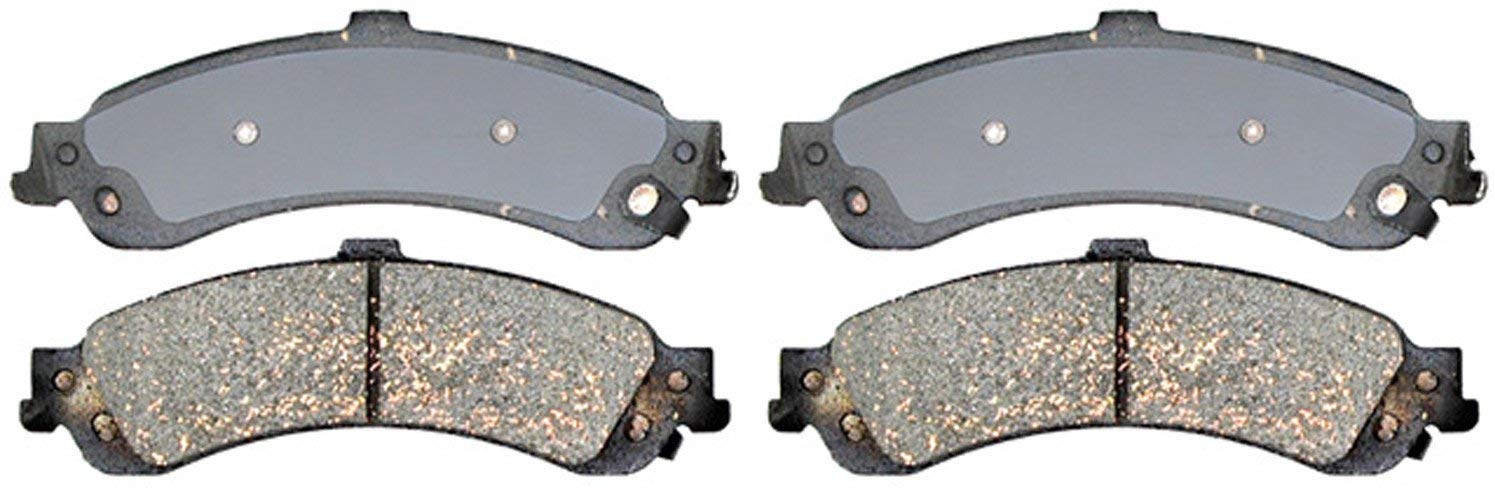 ACDelco 14D834CH Advantage Ceramic Rear Disc Brake Pad Set with Hardware