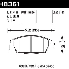 Hawk Performance HB361N.622 HP Plus Brake Pad