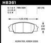 Hawk Performance HB361B.622 HPS 5.0 Disc Brake Pad