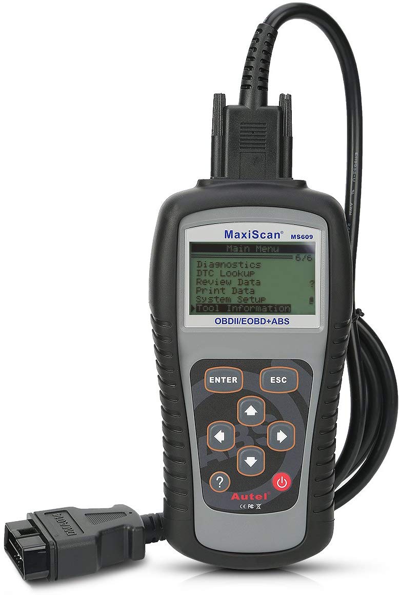 Autel Maxiscan MS609 OBDII/EOBD Scanner with ABS Diagnostic Scan Tool and Turn off Engine Light (Upgraded Version of MS509 & AL519)
