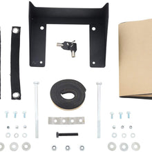 Smittybilt 31815 Security Stereo Floor Console in Denim Black for 1976-1995 Jeep Wranglers