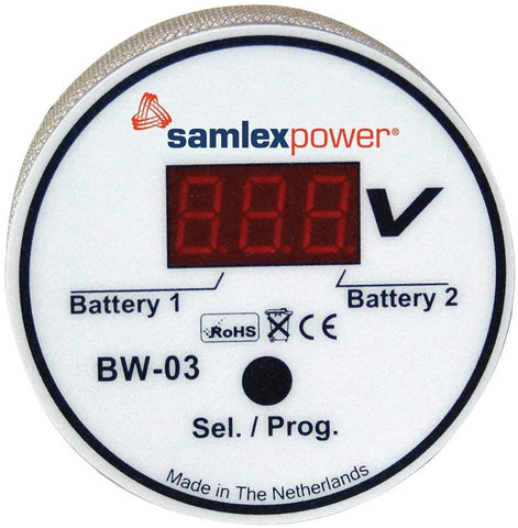 Samlex America BW-03 Battery Monitor 12/24 Volts