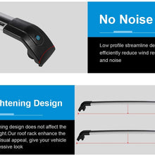 ECCPP Car Top Luggage Carrier Bar Black Fit for Kia Sorento 2014 2015 2016 2017 2018 2019,Aluminum Roof Rack Cross Bars